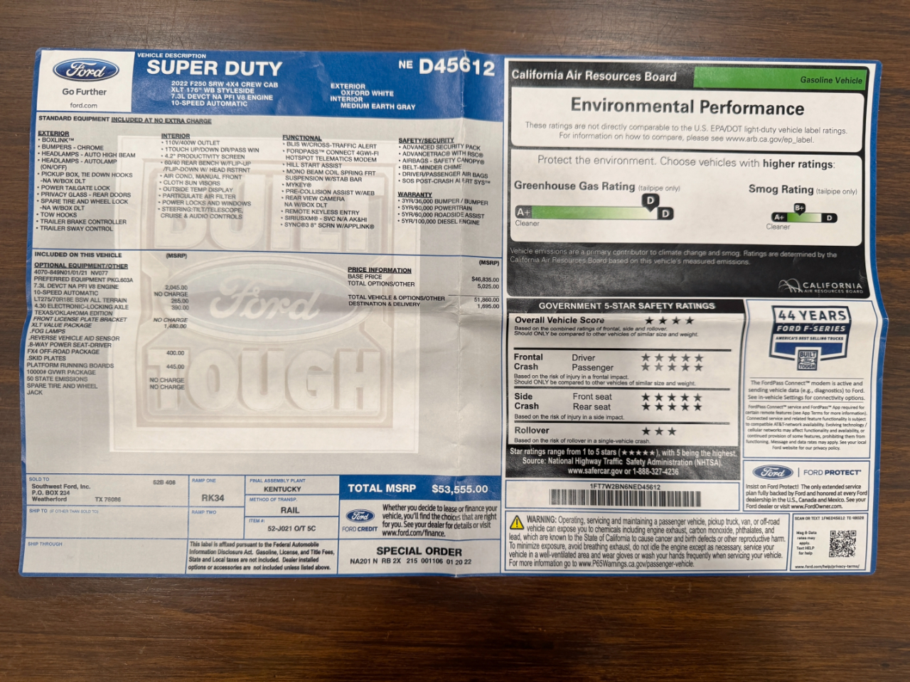 Ford Super Duty F-250 SRW  2022