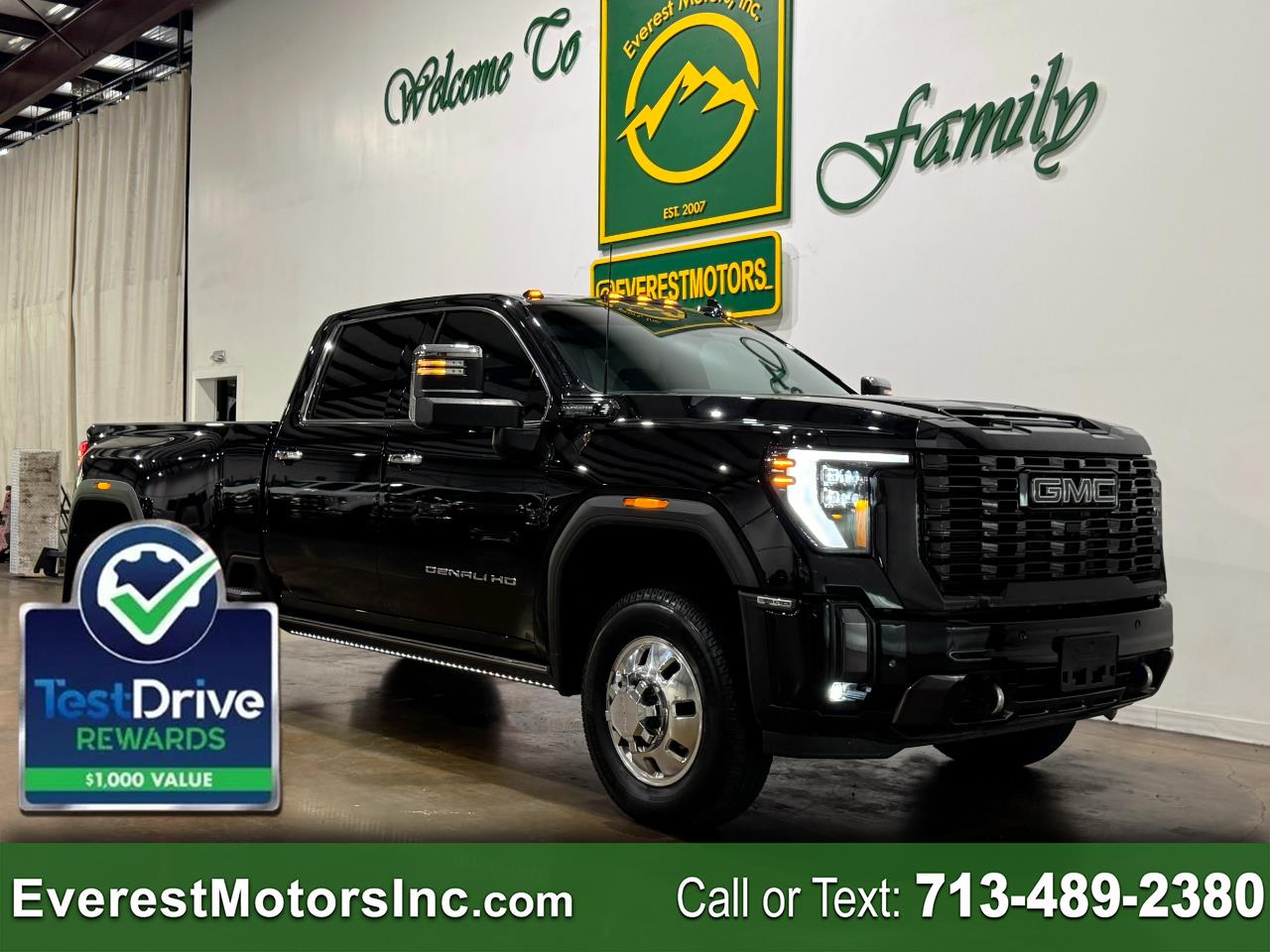2024 GMC Sierra 3500HD DENALI ULTIMATE 4X4 CREWCAB DRW 6.6L DIESEL 1OWNER
