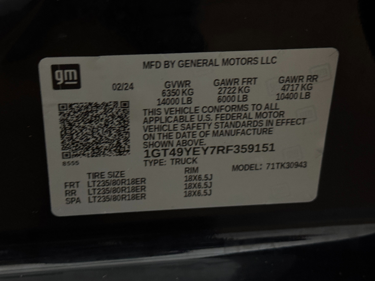 GMC Sierra 3500HD  2024