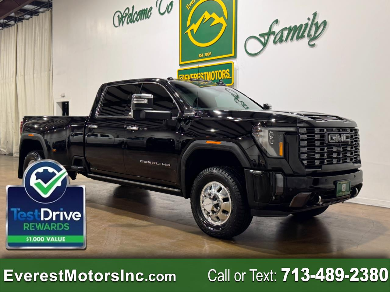 2024 GMC Sierra 3500HD DENALI ULTIMATE 4X4 CREWCAB DRW 6.6L DIESEL 1OWNER