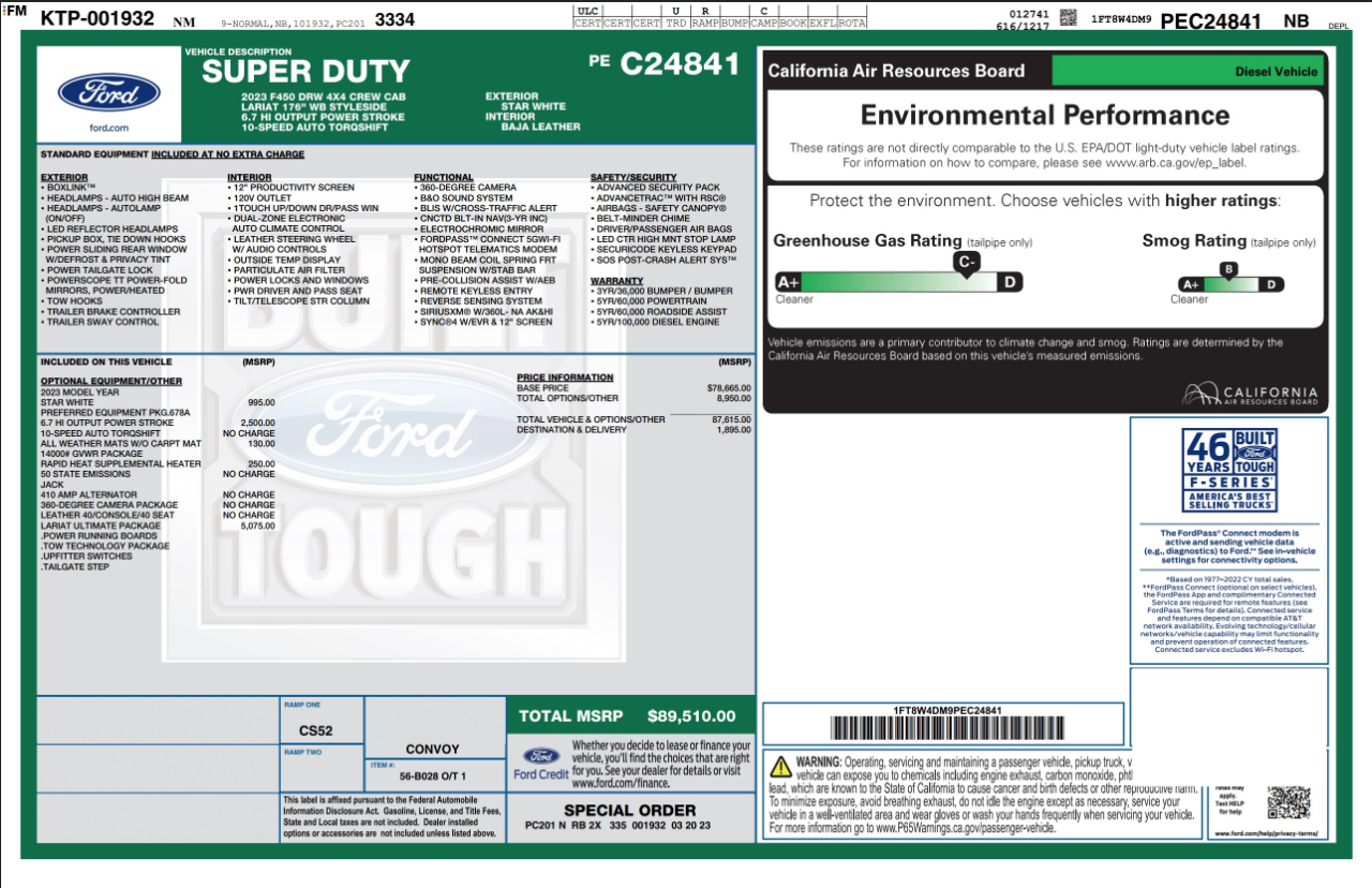 Ford Super Duty F-450 DRW  2023