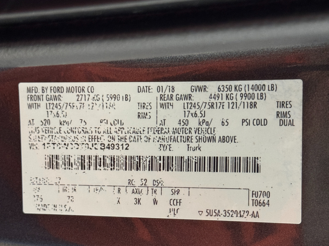 Ford Super Duty F-350 DRW  2018