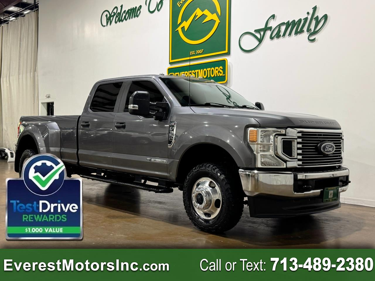 2022 Ford Super Duty F-350 DRW STX 4X4 CREWCAB 6.7L V8 DIESEL FX4 TRAILER BACKUP