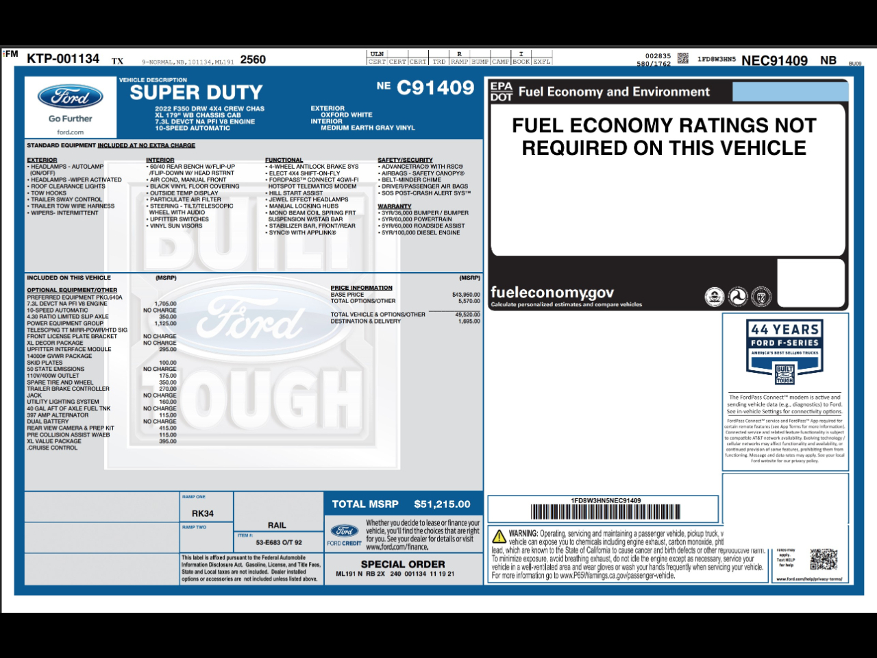 Ford Super Duty F-350 DRW  2022