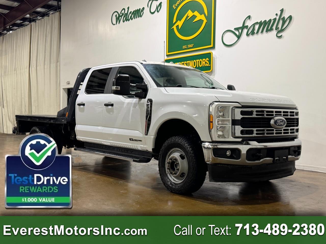 2024 Ford Super Duty F-350 DRW XL 4X4 CREWCAB 9FT FLATBED 6.7L V8 DIESEL 1OWNER