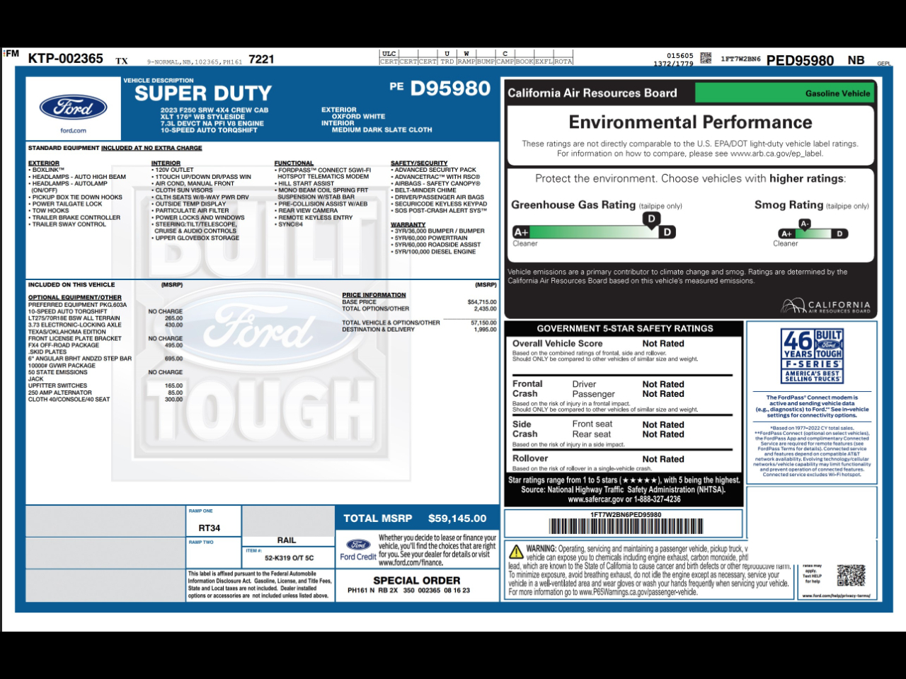 Ford Super Duty F-250 SRW  2023