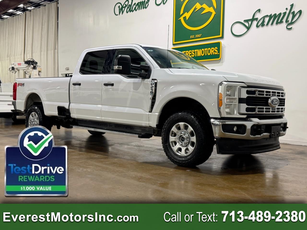 2023 Ford Super Duty F-250 SRW XLT 4X4 CREWCAB LONG 7.3L V8 GAS GODZILLA 1OWNER