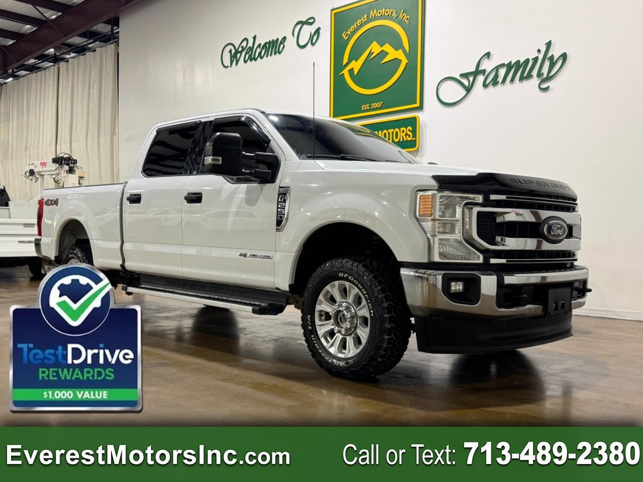 2022 Ford Super Duty F-250 SRW XLT 4X4 CREWCAB SHORT 6.7L V8 DIESEL 1OWNER