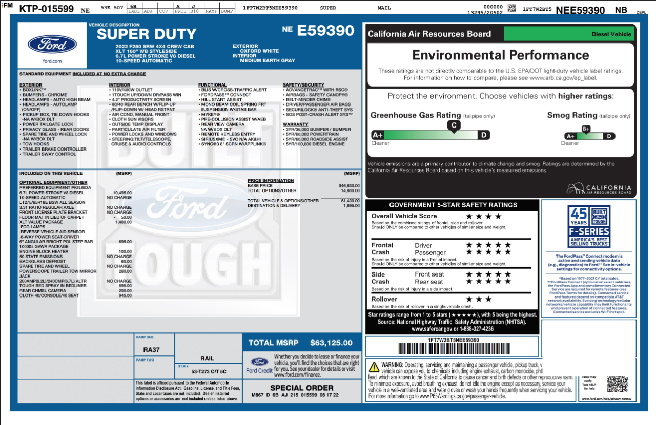 Ford Super Duty F-250 SRW  2022
