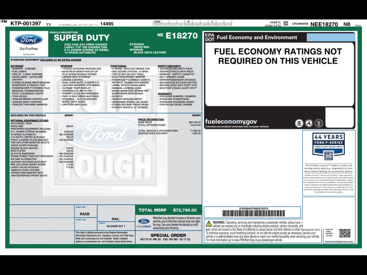 Ford Super Duty F-450 DRW  2022
