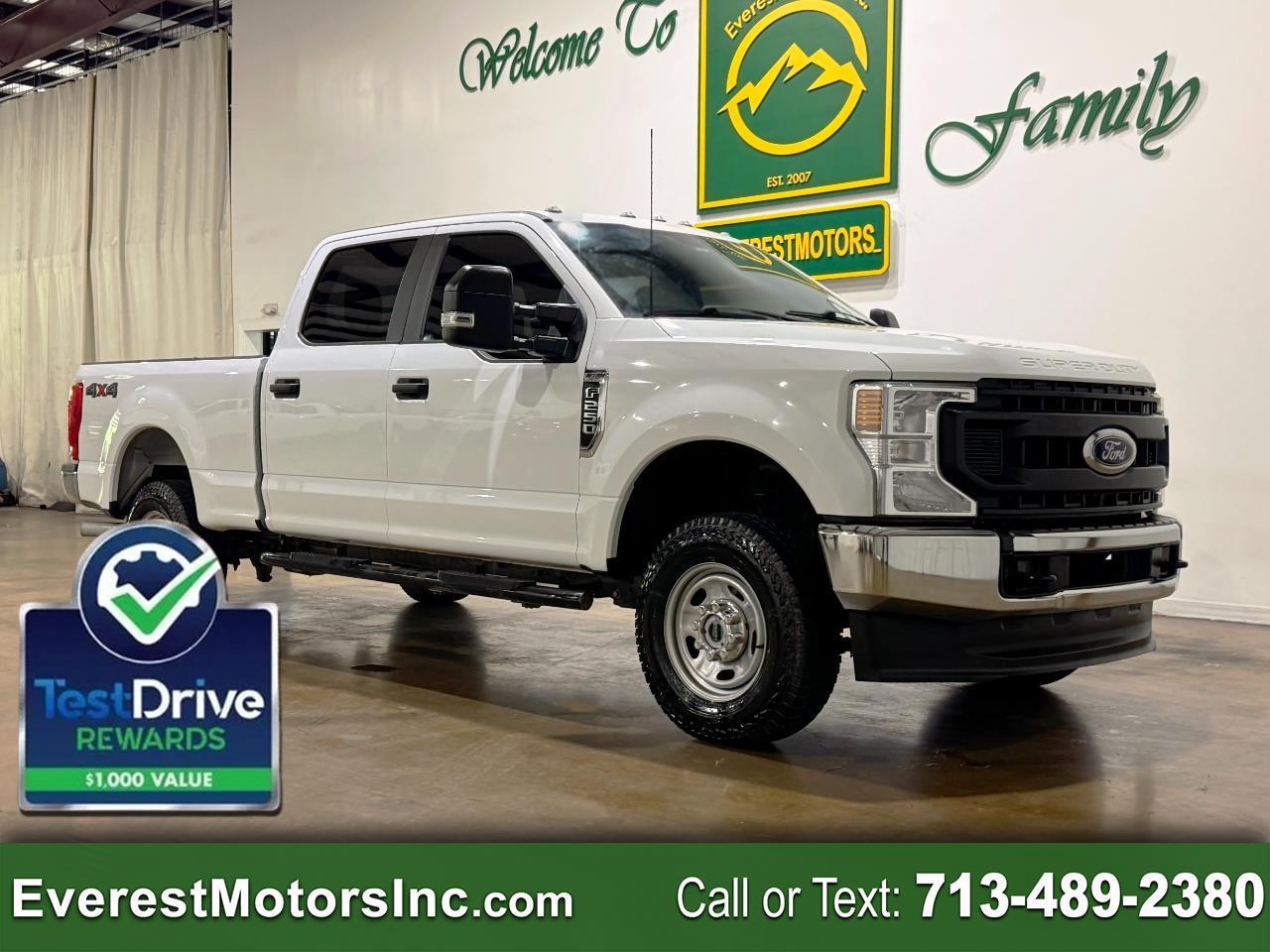 2022 Ford Super Duty F-250 SRW XL 4X4 CREWCAB SHORT 6.2L V8 GAS 1OWNER