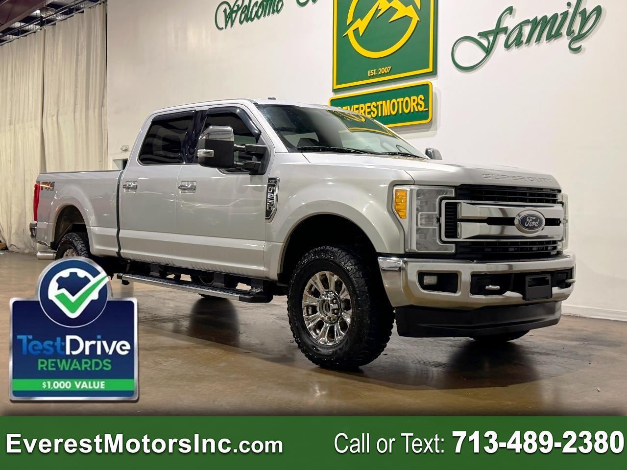 2017 Ford Super Duty F-250 SRW XLT PREMIUM 4X4 CREWCAB SHORT 6.2L V8 GAS FX4