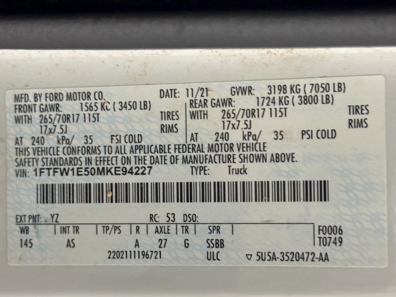 Ford F-150  2021