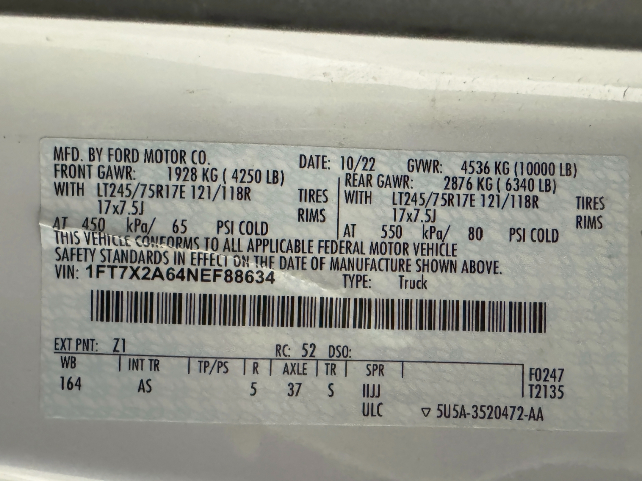 Ford Super Duty F-250 SRW  2022