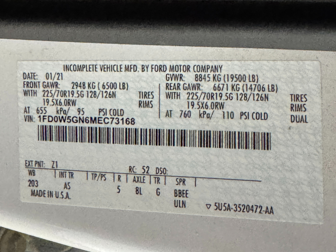Ford Super Duty F-550 DRW  2021