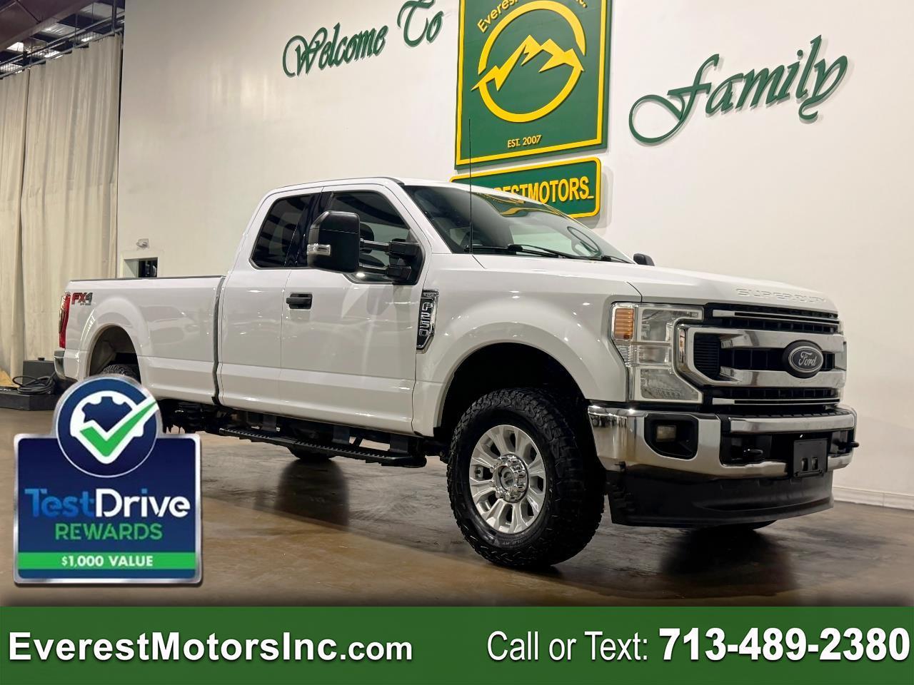 2022 Ford Super Duty F-250 SRW XLT 4X4 EXTCAB LONGBED 6.2L V8 GAS 1OWNER