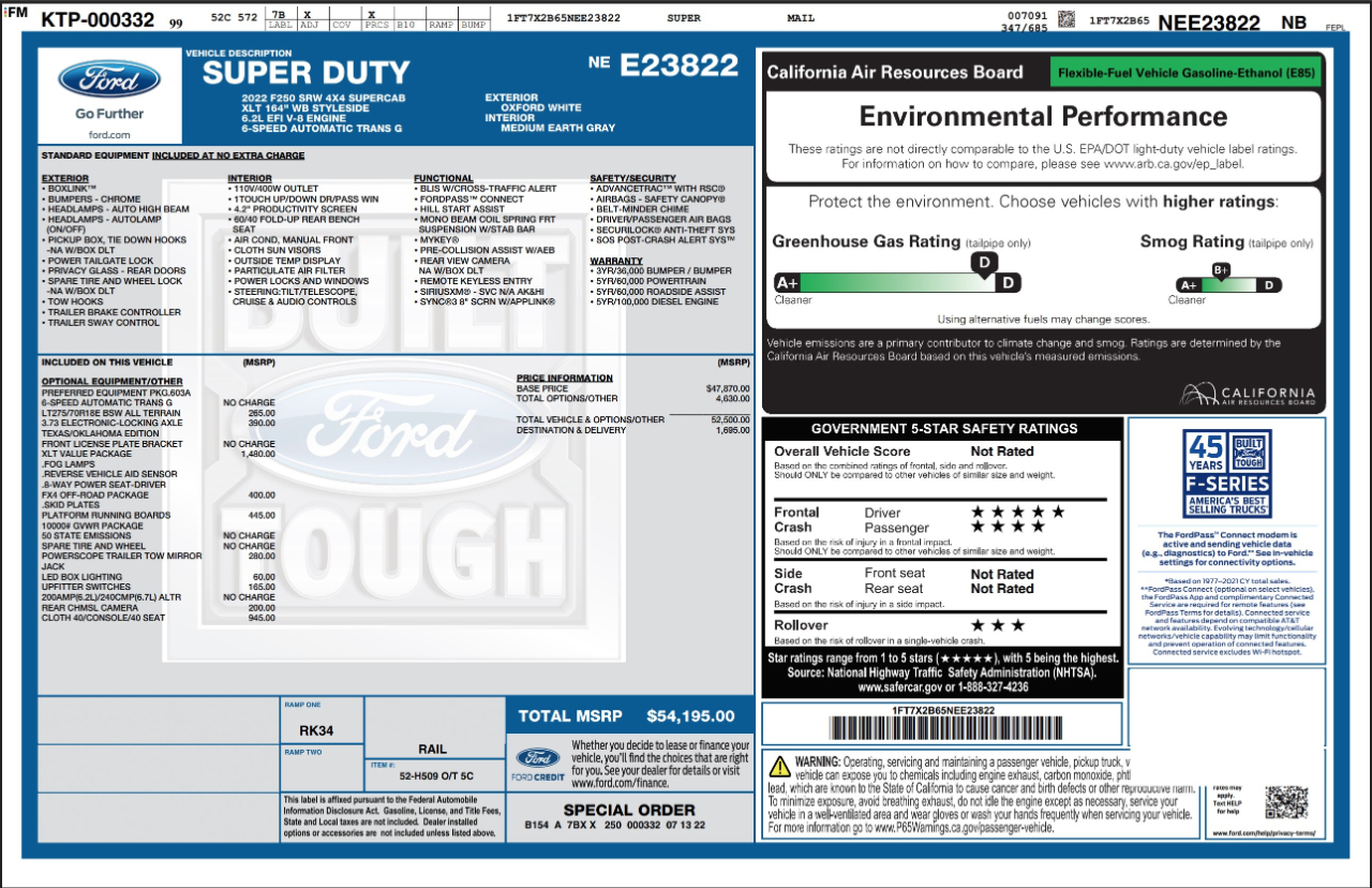 Ford Super Duty F-250 SRW  2022