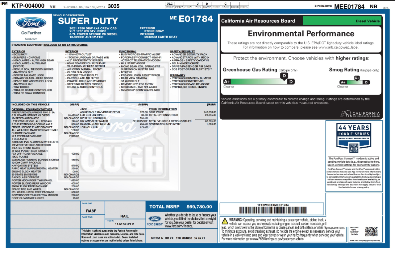 Ford Super Duty F-350 SRW  2021