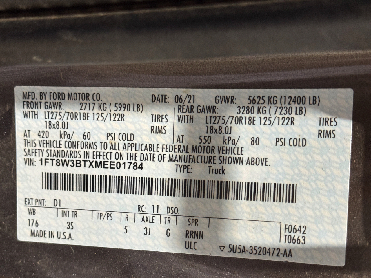 Ford Super Duty F-350 SRW  2021