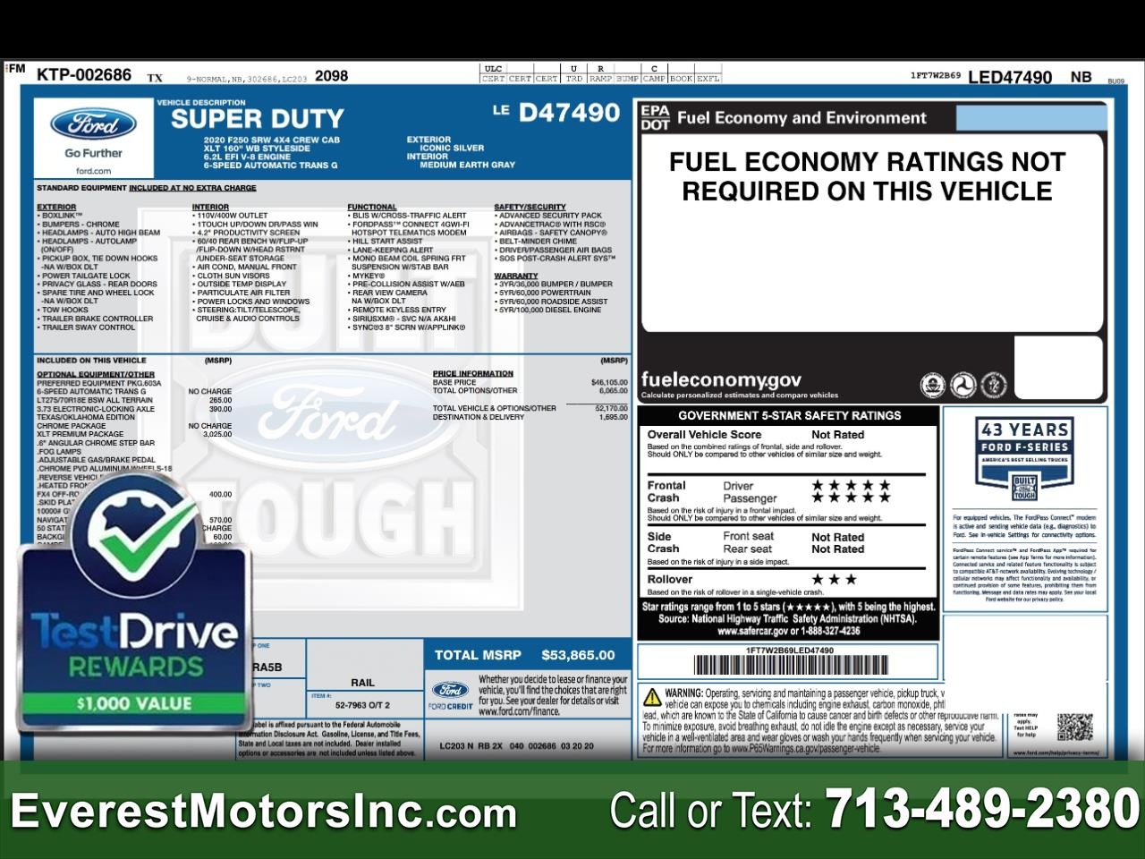 Ford Super Duty F-250 SRW  2020