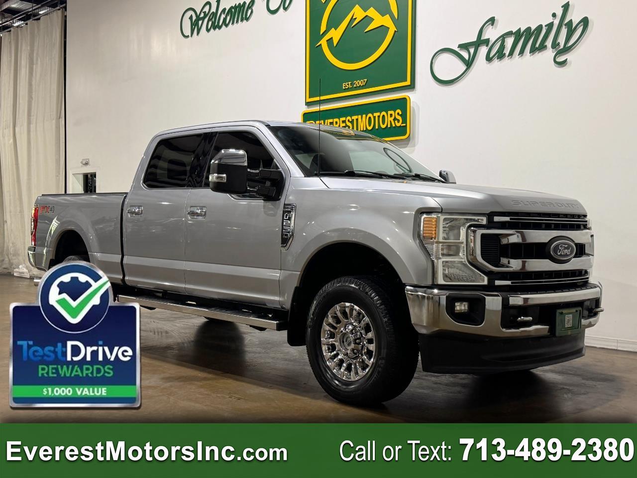 2020 Ford Super Duty F-250 SRW XLT PREMIUM 4X4 CREWCAB SHORT 6.2L V8 GAS FX4