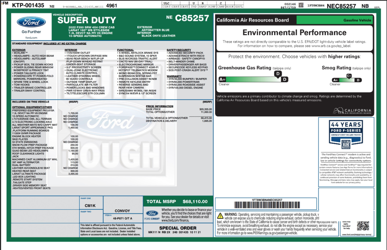 Ford Super Duty F-350 SRW  2022