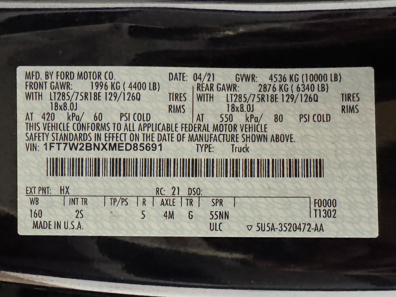 Ford Super Duty F-250 SRW  2021
