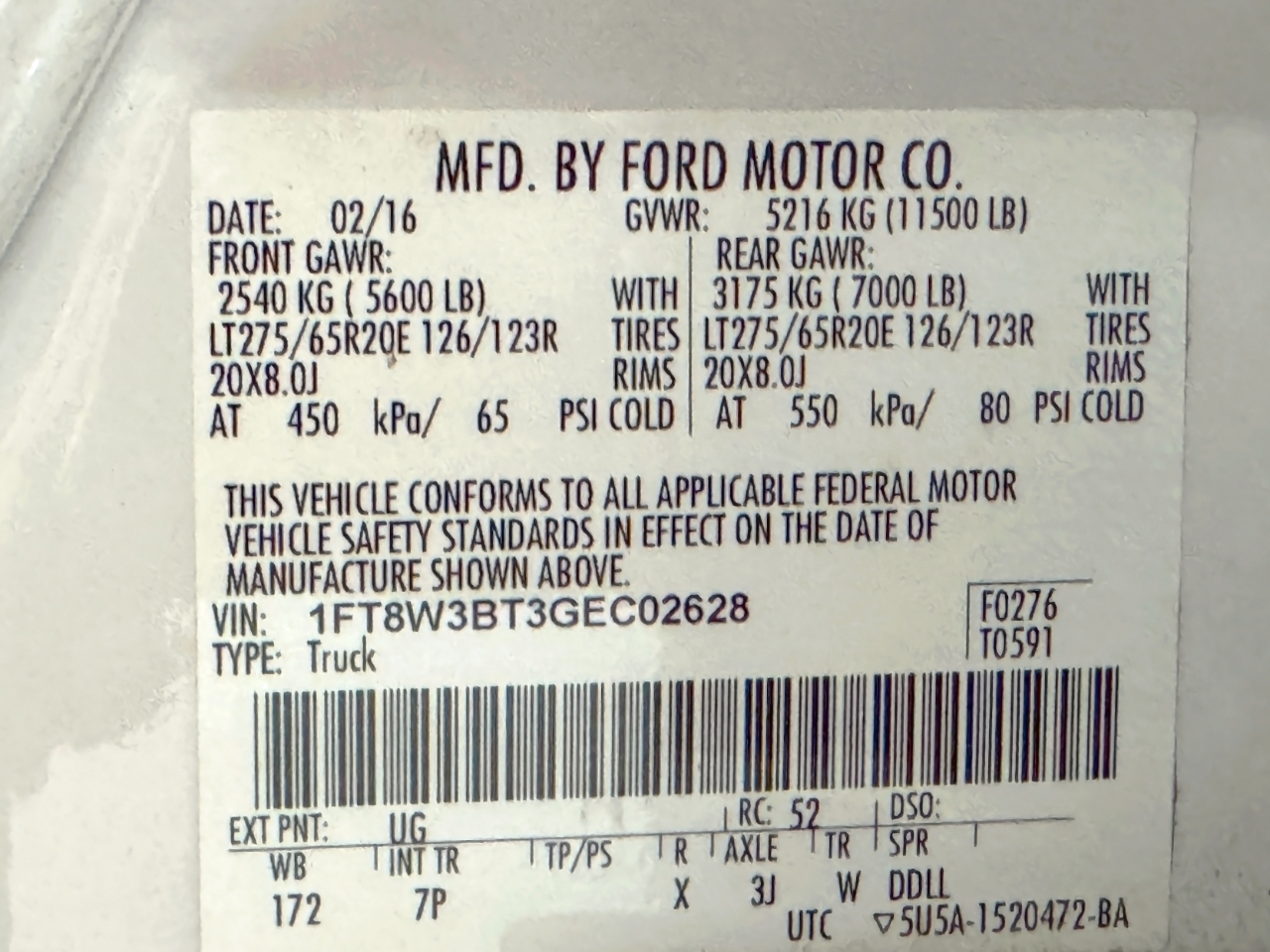 Ford Super Duty F-350 SRW  2016