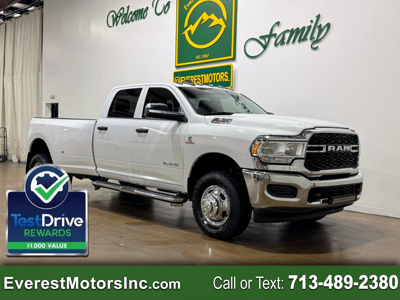 2022 RAM 3500 TRADESMAN 4X4 CREWCAB 6.7L HO DIESEL AISIN TRN