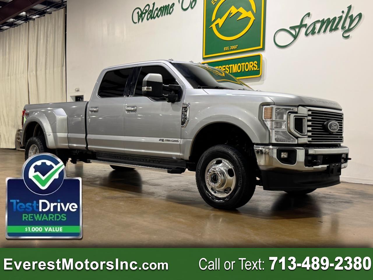 2022 Ford Super Duty F-350 DRW LARIAT 4X4 CREWCAB 6.7L V8 DIESEL 1OWNER FX4