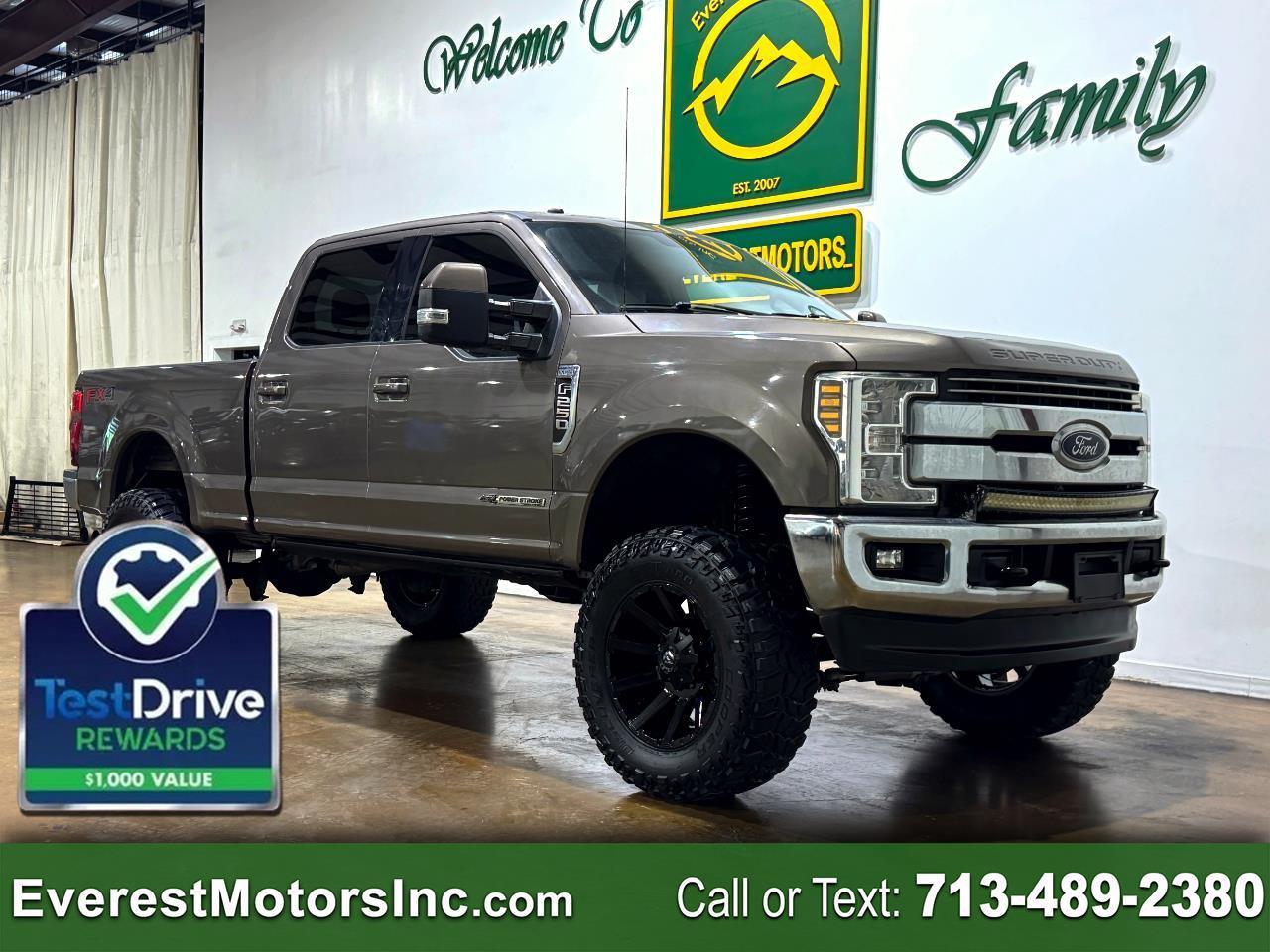 2018 Ford Super Duty F-250 SRW LARIAT 4X4 CREWCAB SHORT 6.7L V8 DIESEL FX4