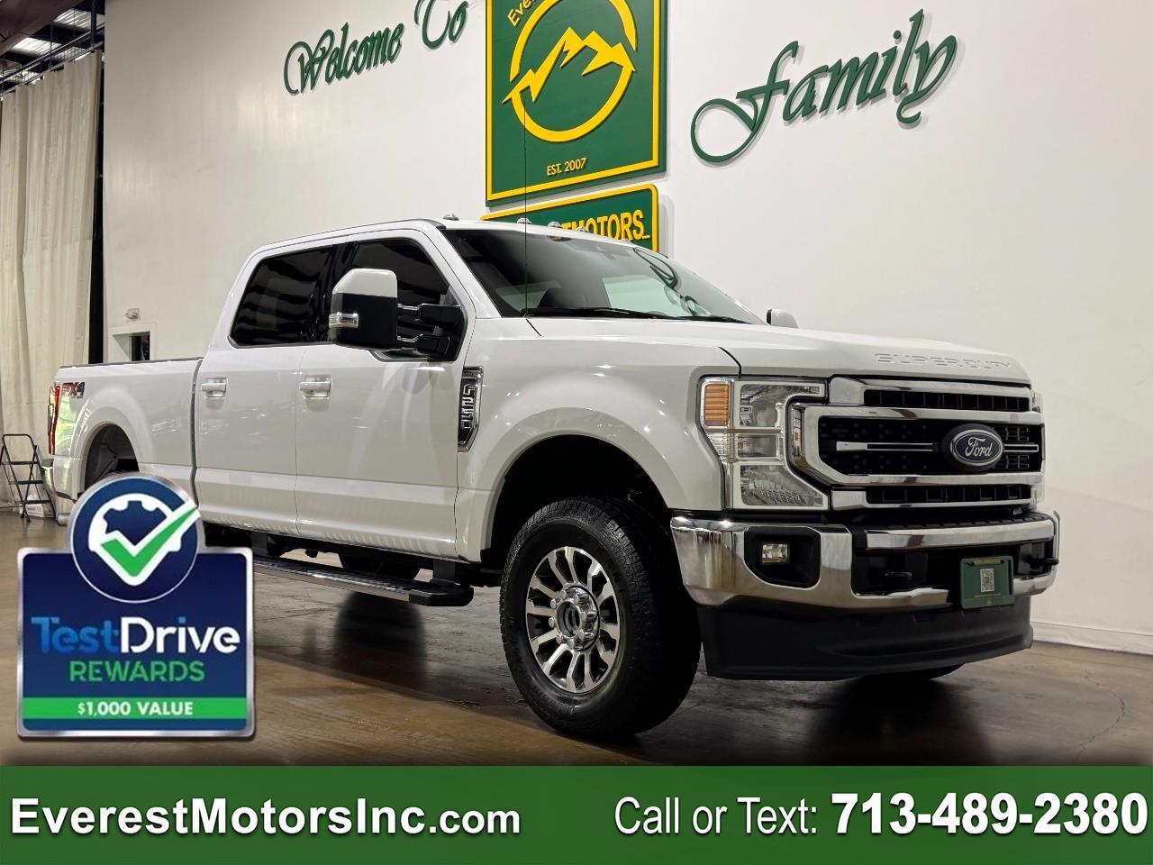 2022 Ford Super Duty F-250 SRW LARIAT 4X4 CREWCAB SHORT 7.3L V8 GODZILLA GAS FX4