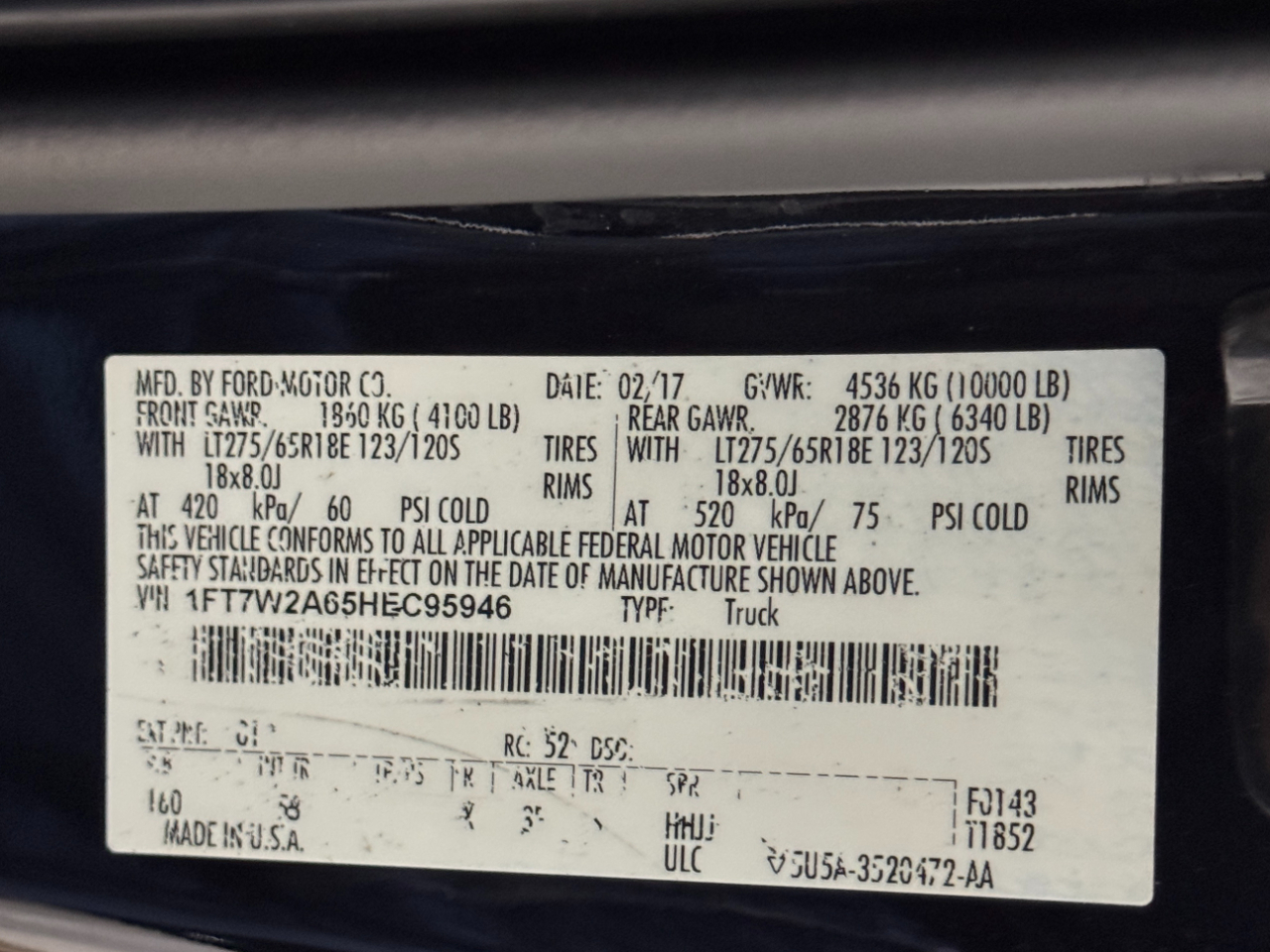 Ford Super Duty F-250 SRW  2017