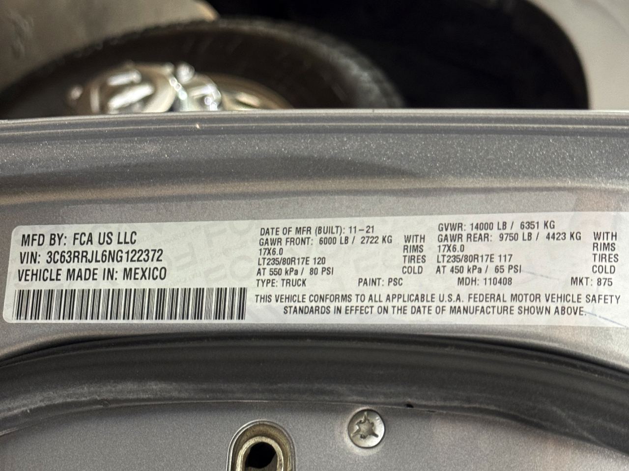 RAM 3500  2022