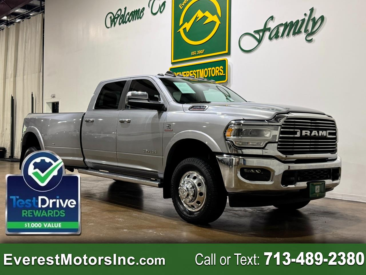 2022 RAM 3500 LARAMIE 4X4 CREWCAB DRW 6.7L DIESEL 1OWNER