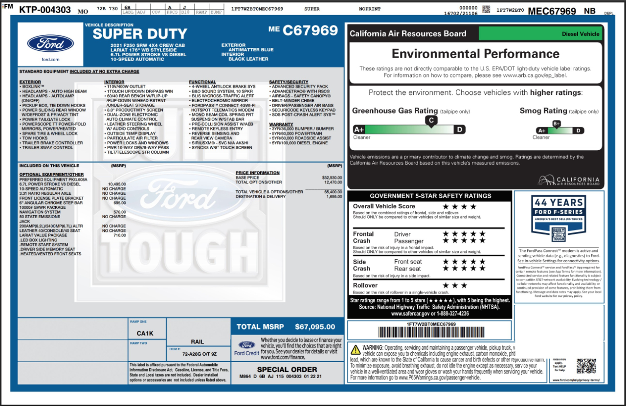 Ford Super Duty F-250 SRW  2021