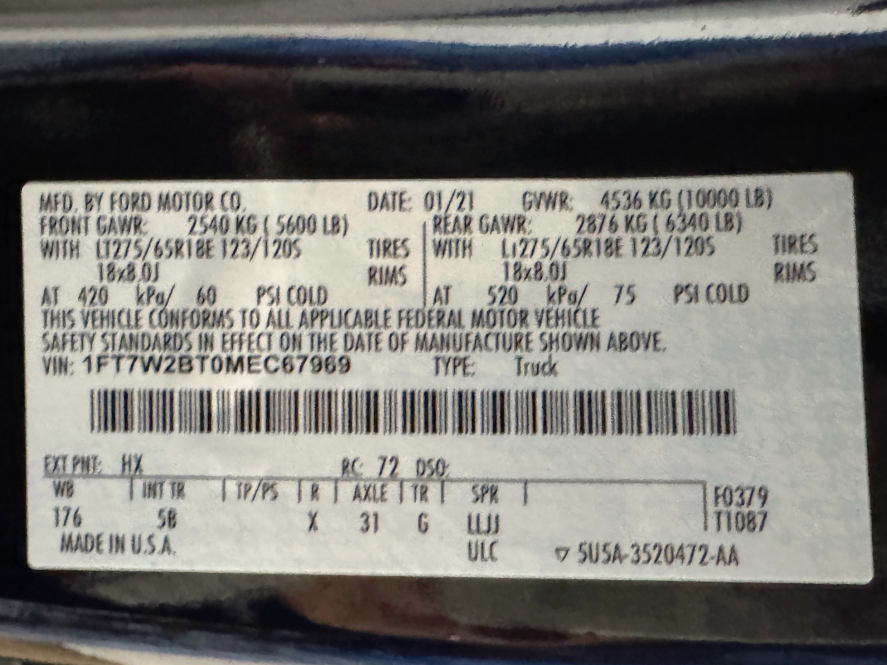 Ford Super Duty F-250 SRW  2021