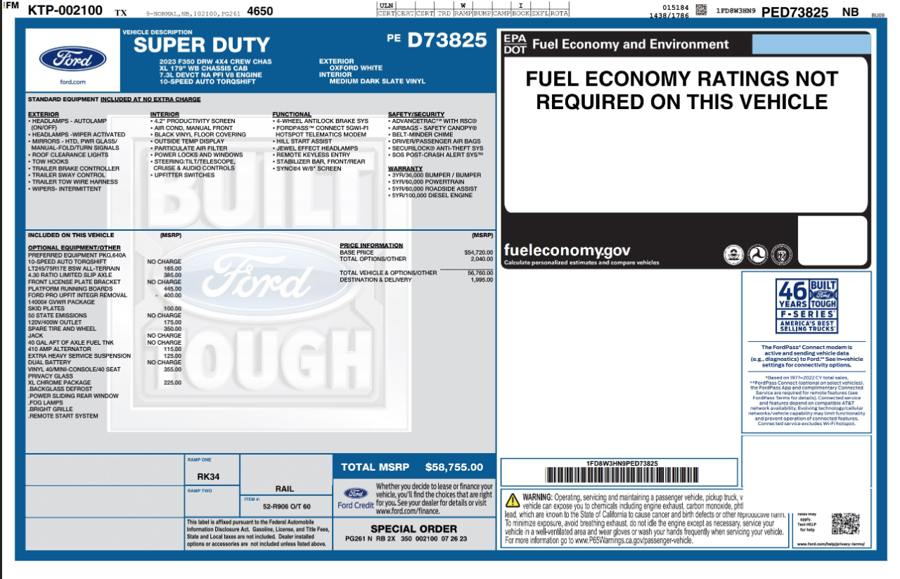Ford Super Duty F-350 DRW  2023