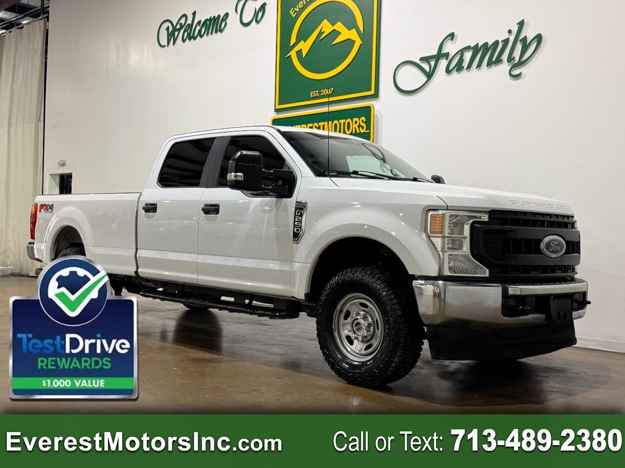 2022 Ford Super Duty F-250 SRW XL 4X4 CREWCAB LONG 6.2L V8 GAS 1OWNER