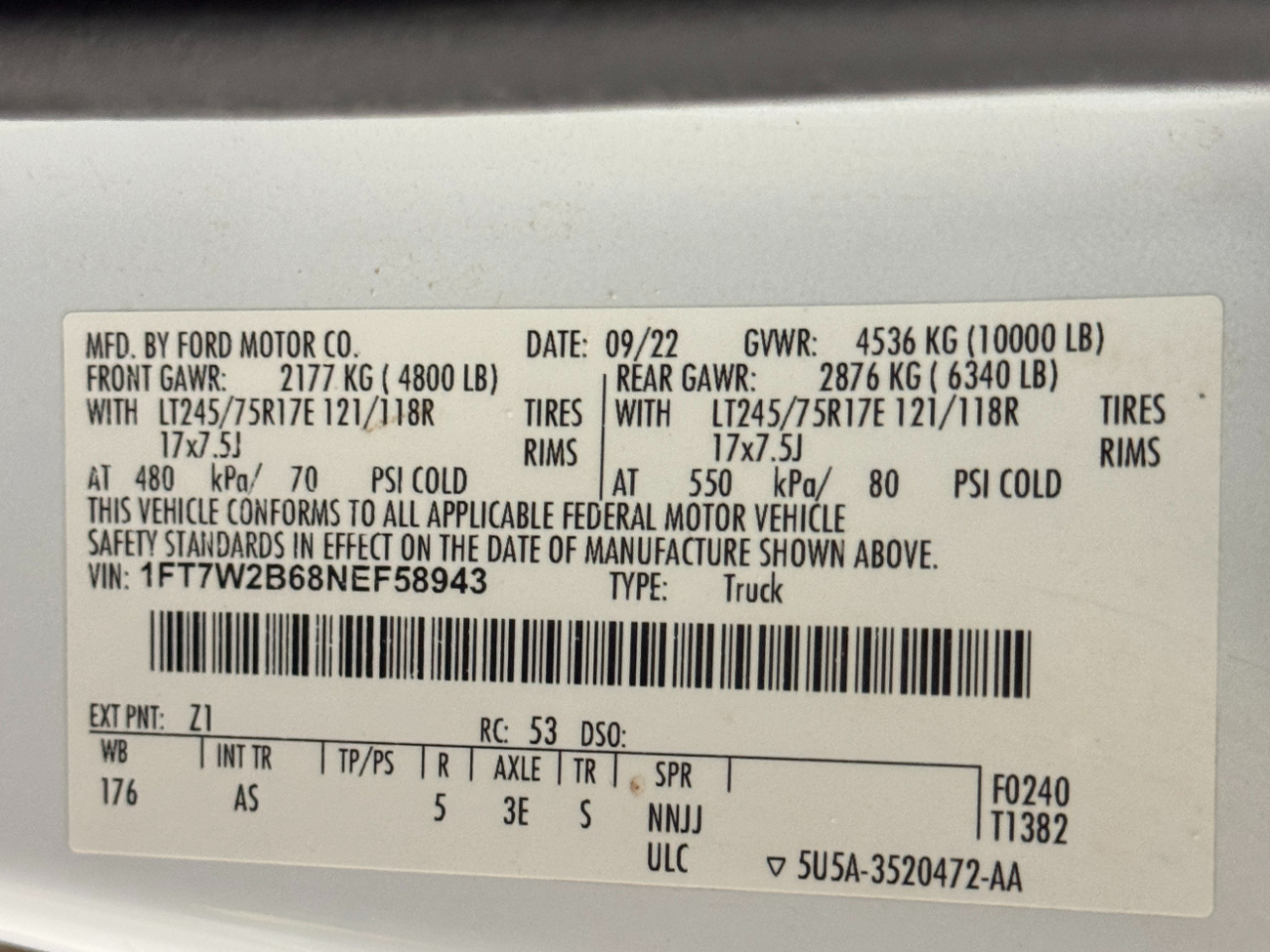 Ford Super Duty F-250 SRW  2022