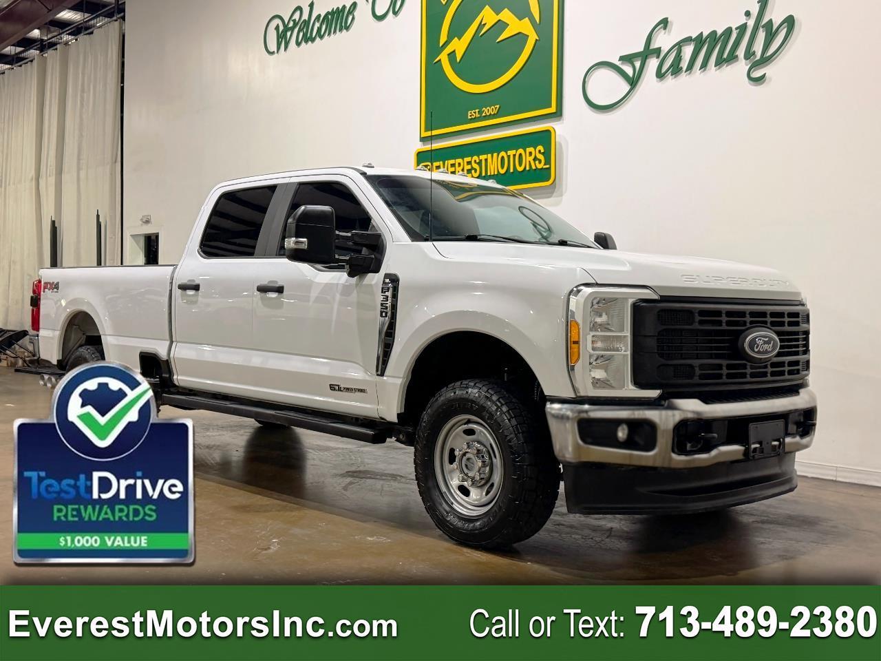 2023 Ford Super Duty F-350 SRW XL 4X4 CREWCAB LONG 6.7L V8 DIESEL 1OWNER