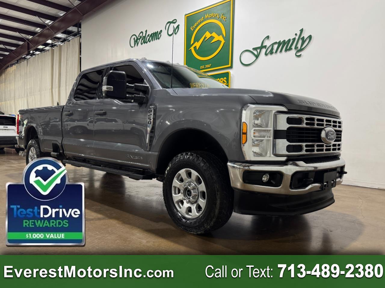 2024 Ford Super Duty F-250 SRW XLT 4X4 CREWCAB LONG 6.7L V8 DIESEL 1OWNER