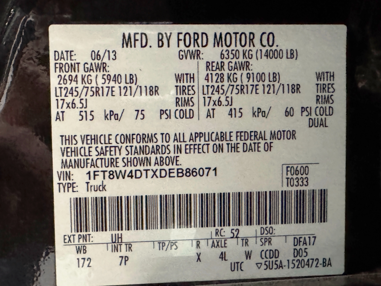 Ford Super Duty F-450 DRW  2013