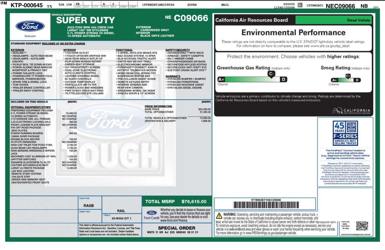Ford Super Duty F-250 SRW  2022