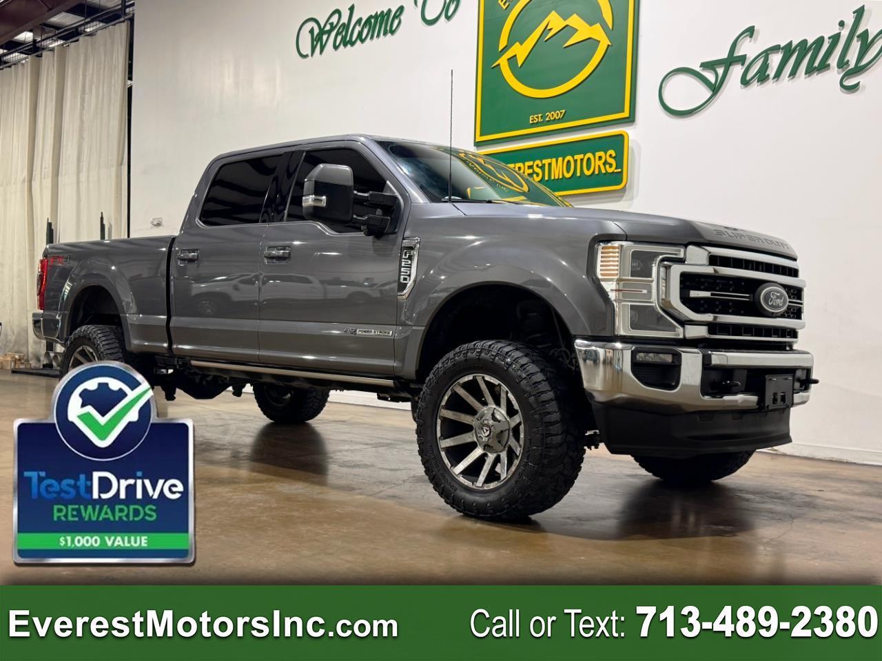 2022 Ford Super Duty F-250 SRW LARIAT ULTIMAT 4X4 CC SHORT 6.7L V8 DIESEL TOW PK