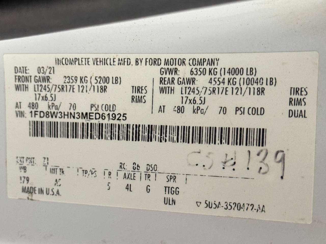 Ford Super Duty F-350 DRW  2021