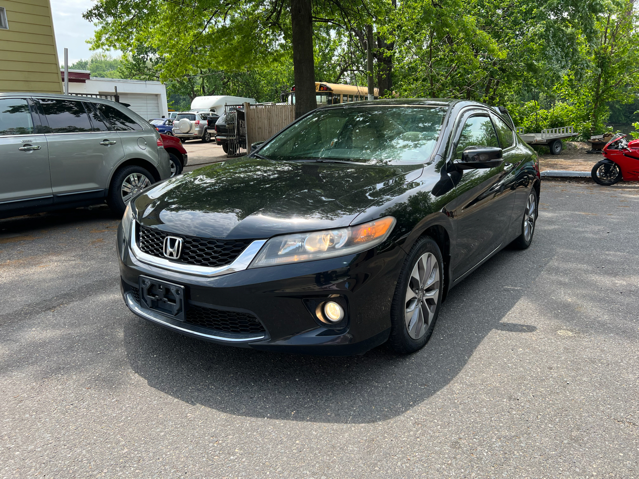 Preowned 2014 HONDA Accord EX-L Coupe CVT for sale by Mike's Auto Sales in Garfield, NJ