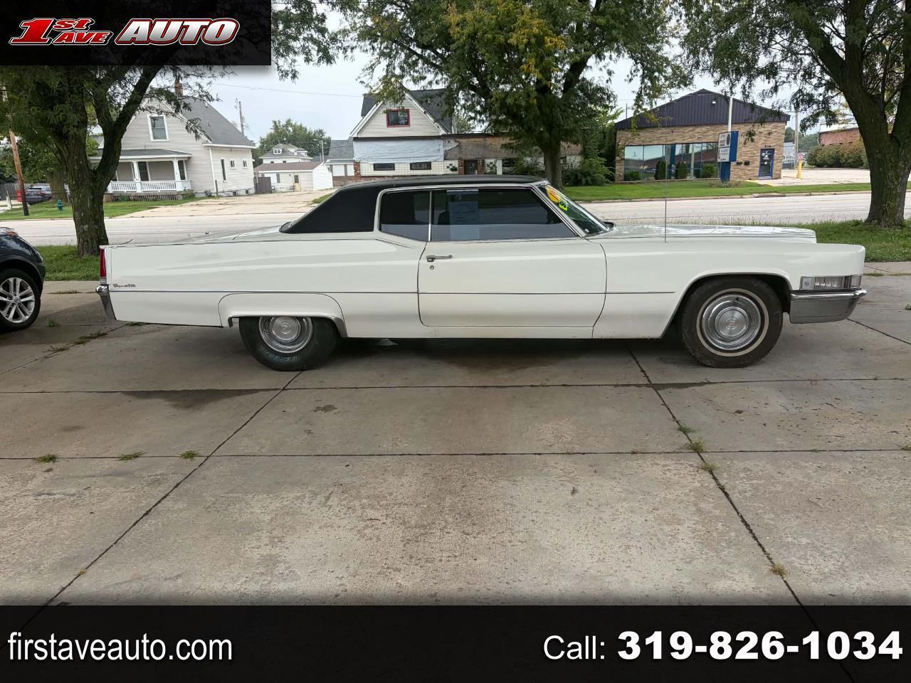 Cadillac Coupe De Ville Base 1969