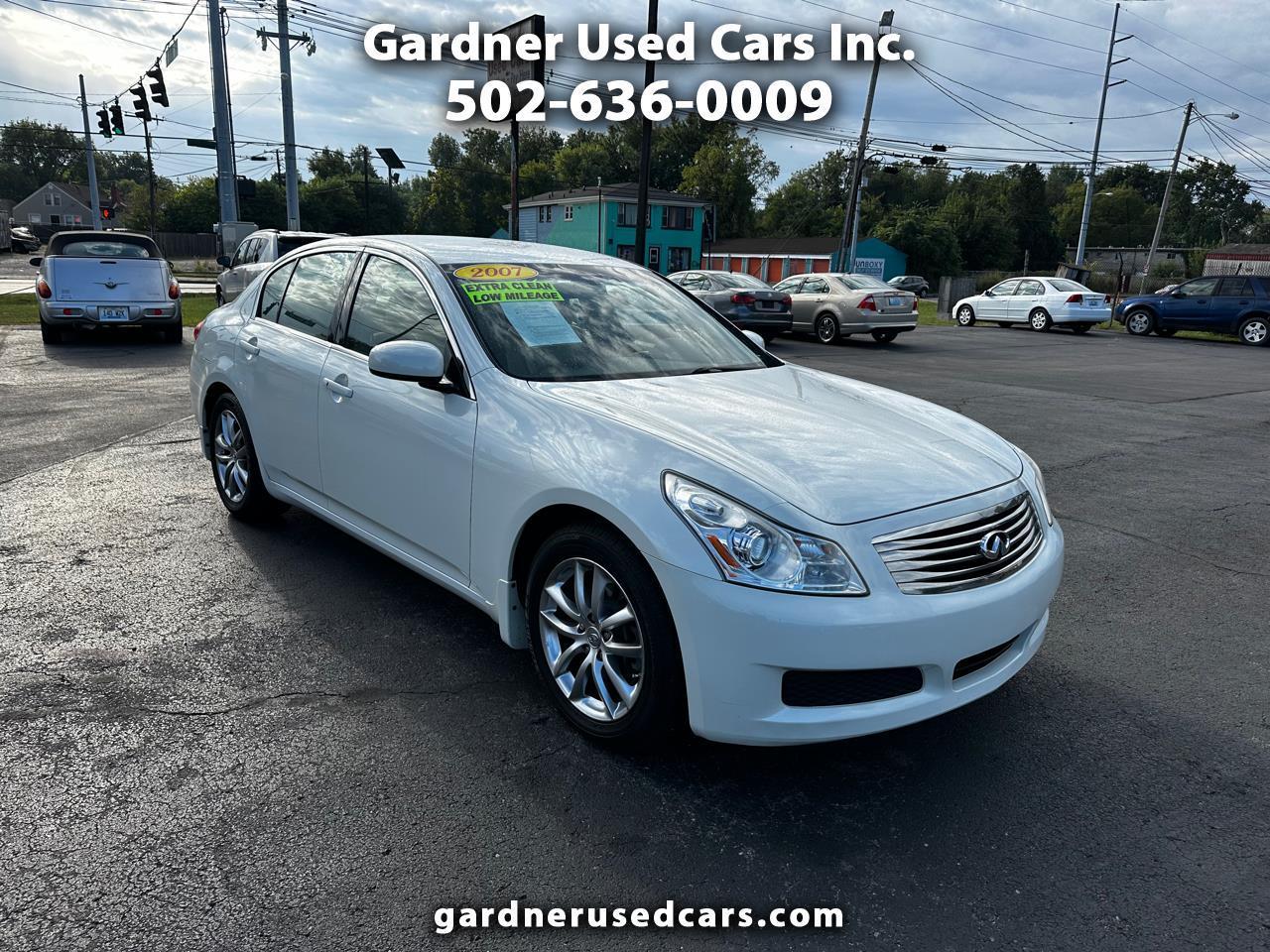 2007 G35 Sedan White