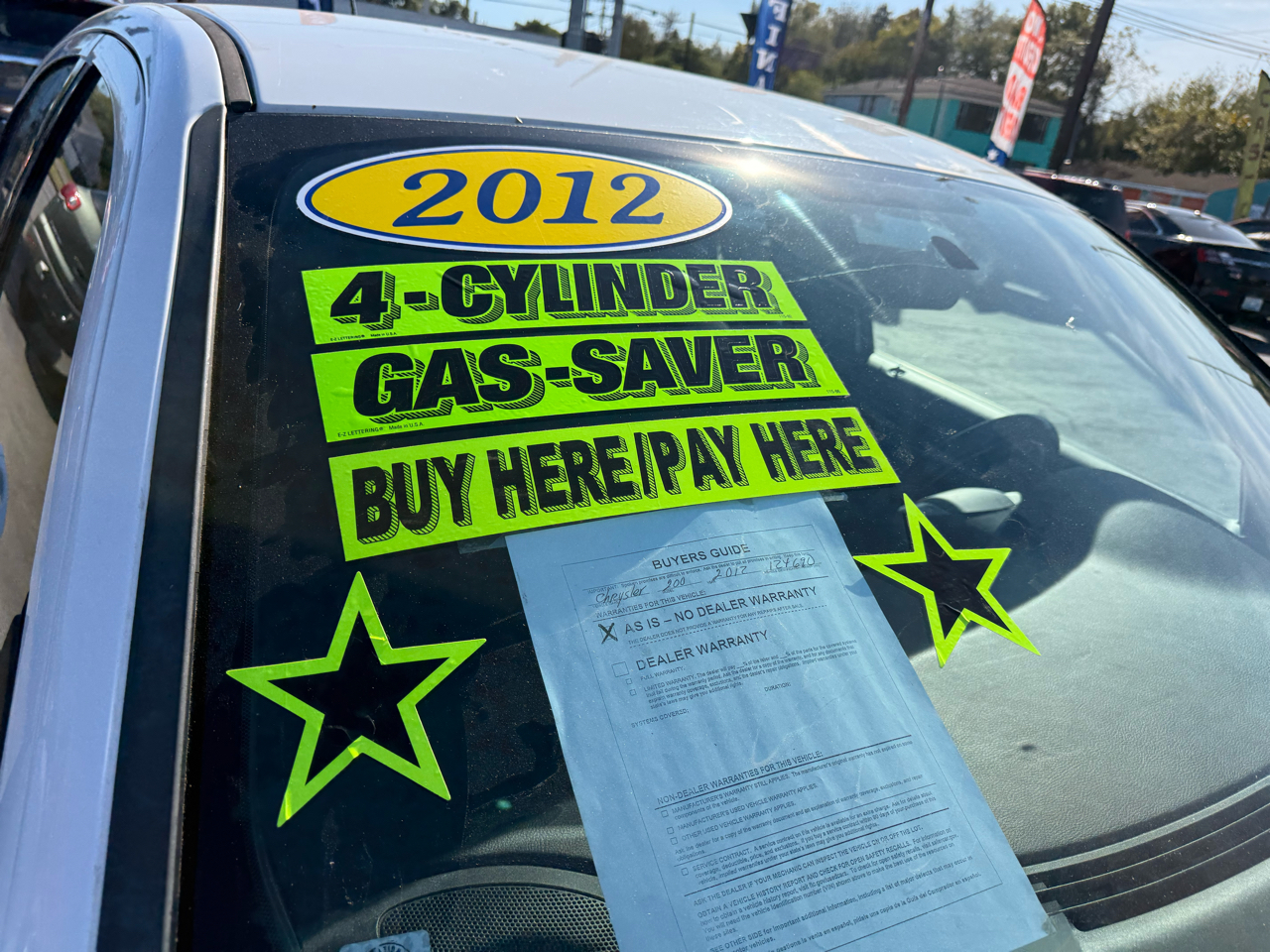 Chrysler 200 4dr Sdn Touring 2012 Chrysler 200 4dr Sdn Touring 2012